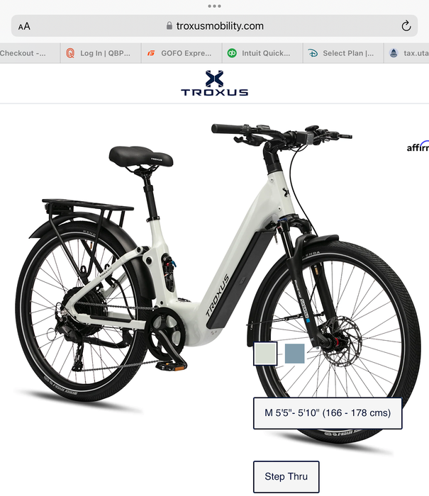 TROXUS TROXUS - TRAX SUV STEP-THRU - 750W