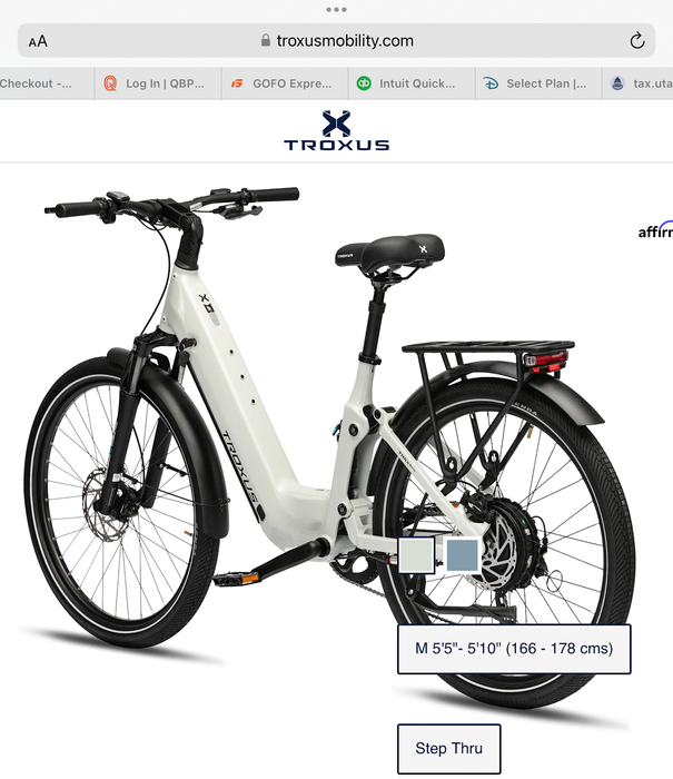 TROXUS TROXUS - TRAX SUV STEP-THRU - 750W