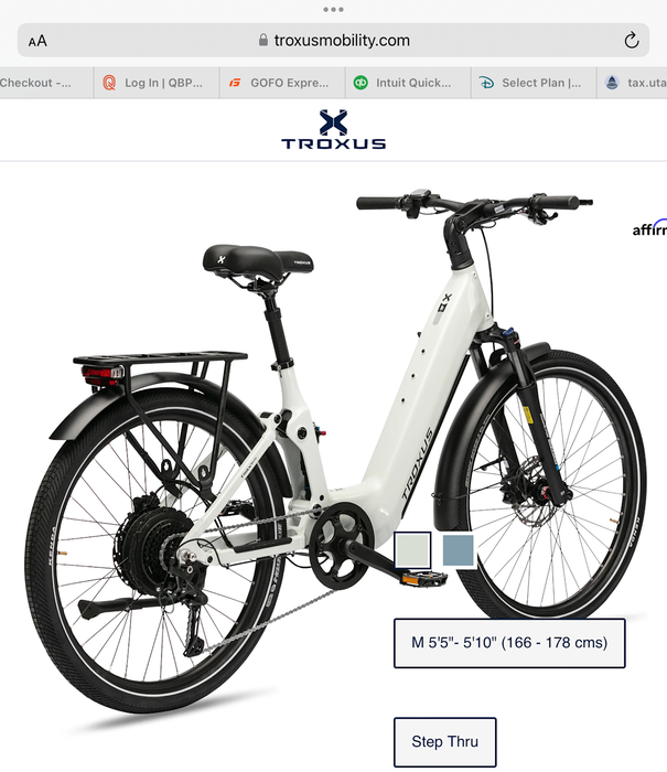 TROXUS TROXUS - TRAX SUV STEP-THRU - 750W