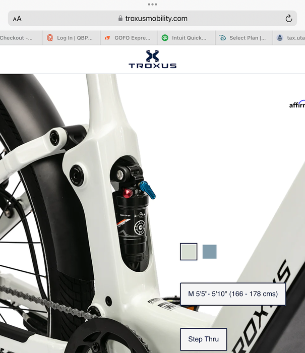 TROXUS TROXUS - TRAX SUV STEP-THRU - 750W