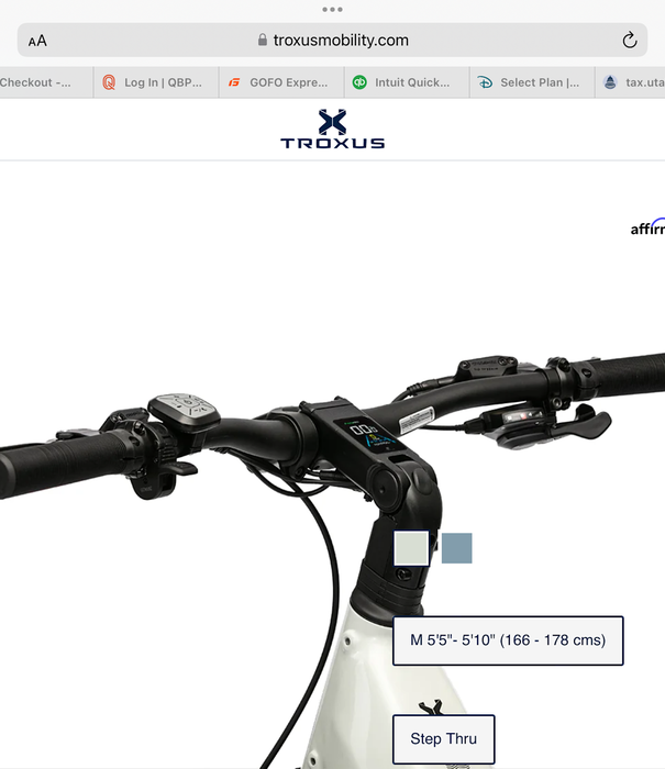 TROXUS TROXUS - TRAX SUV STEP-THRU - 750W