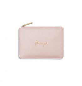KATIE LOXTON FLOWER GIRL MINI PERFECT POUCH PINK