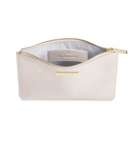 KATIE LOXTON PERF POUCH BRIDAL BRIDE I DO