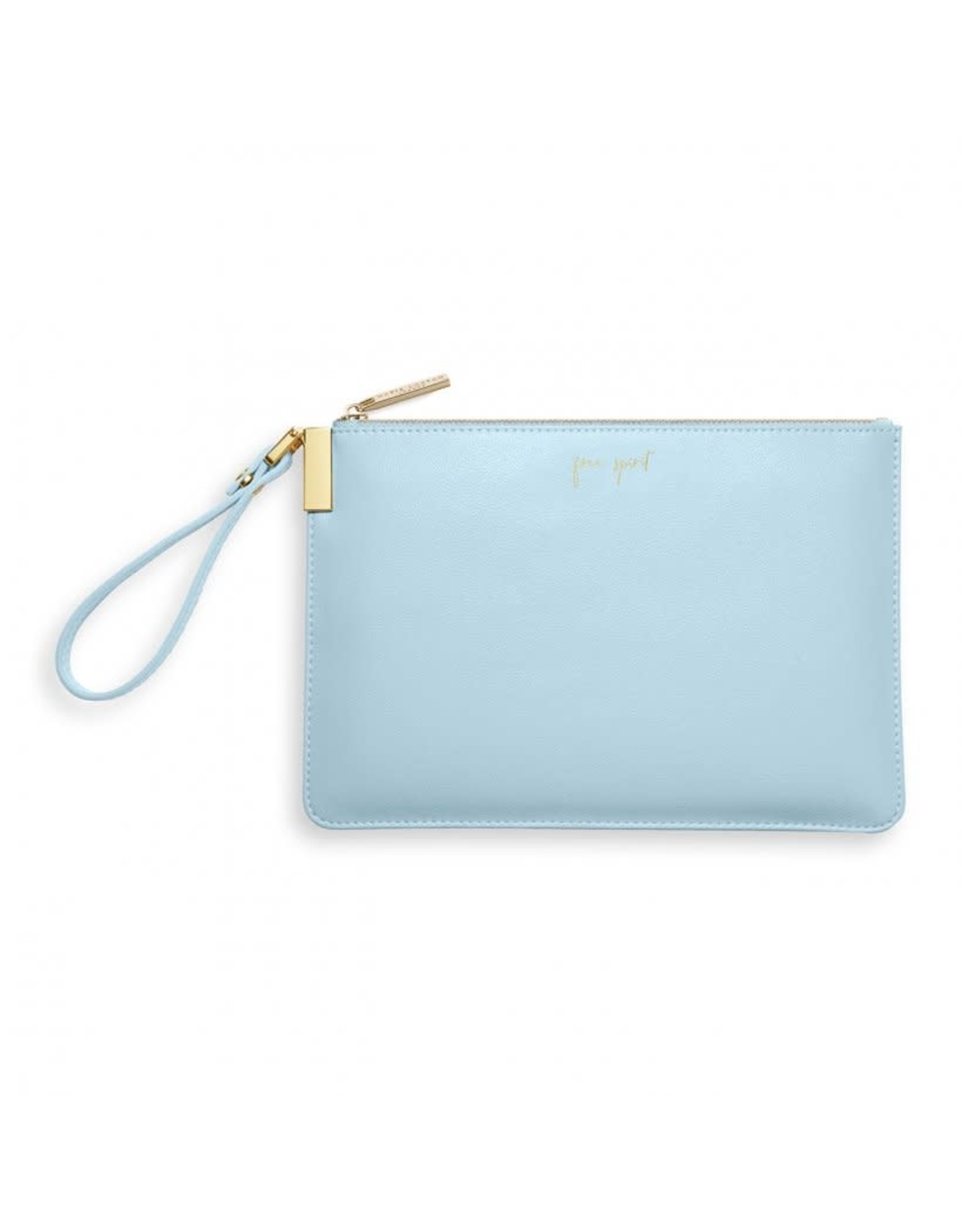 KATIE LOXTON SECRET MSSG POUCH BLUE FREE SPIRIT