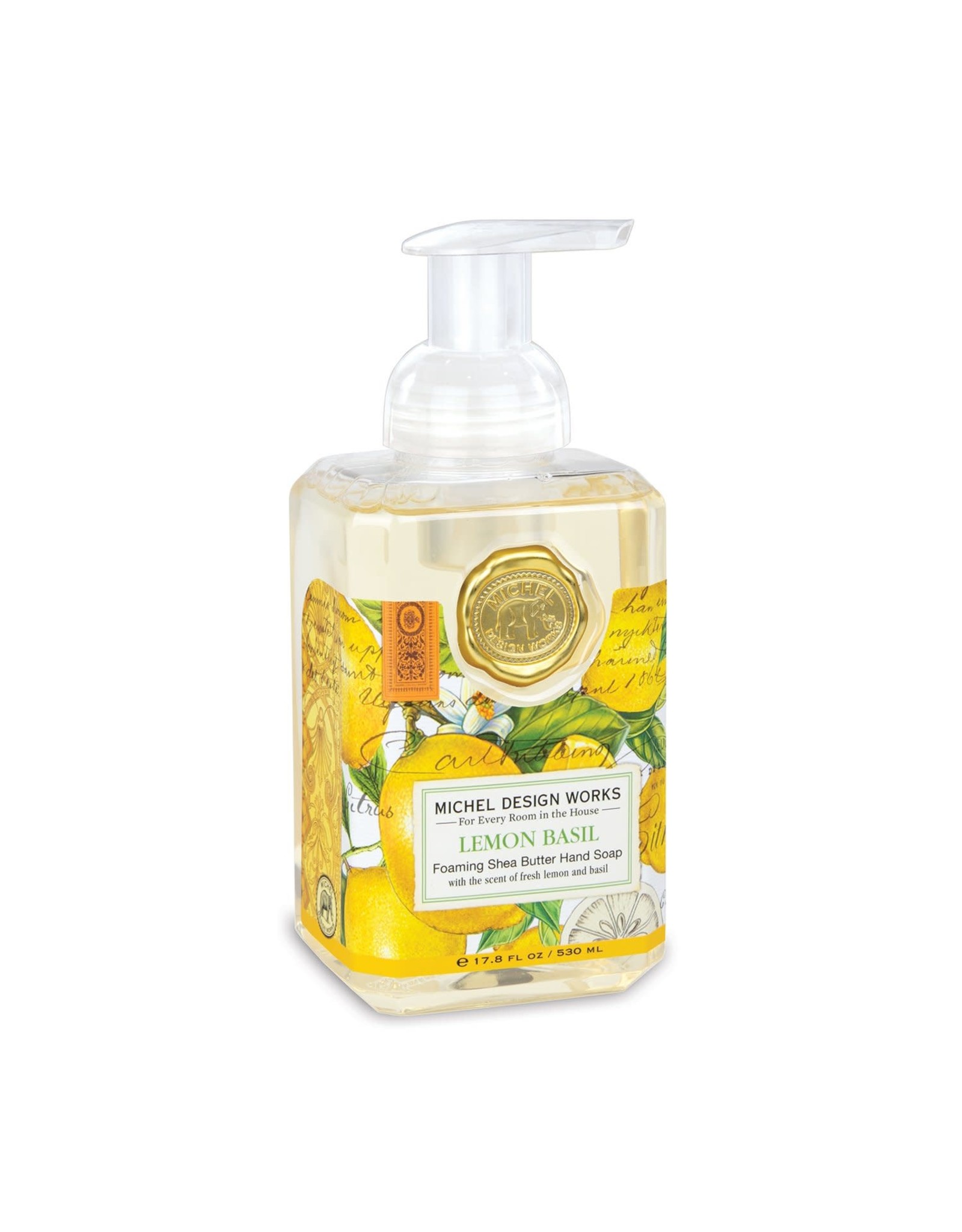 MICHEL DESIGN WORKS LEMON BASIL FOAMING SOAP