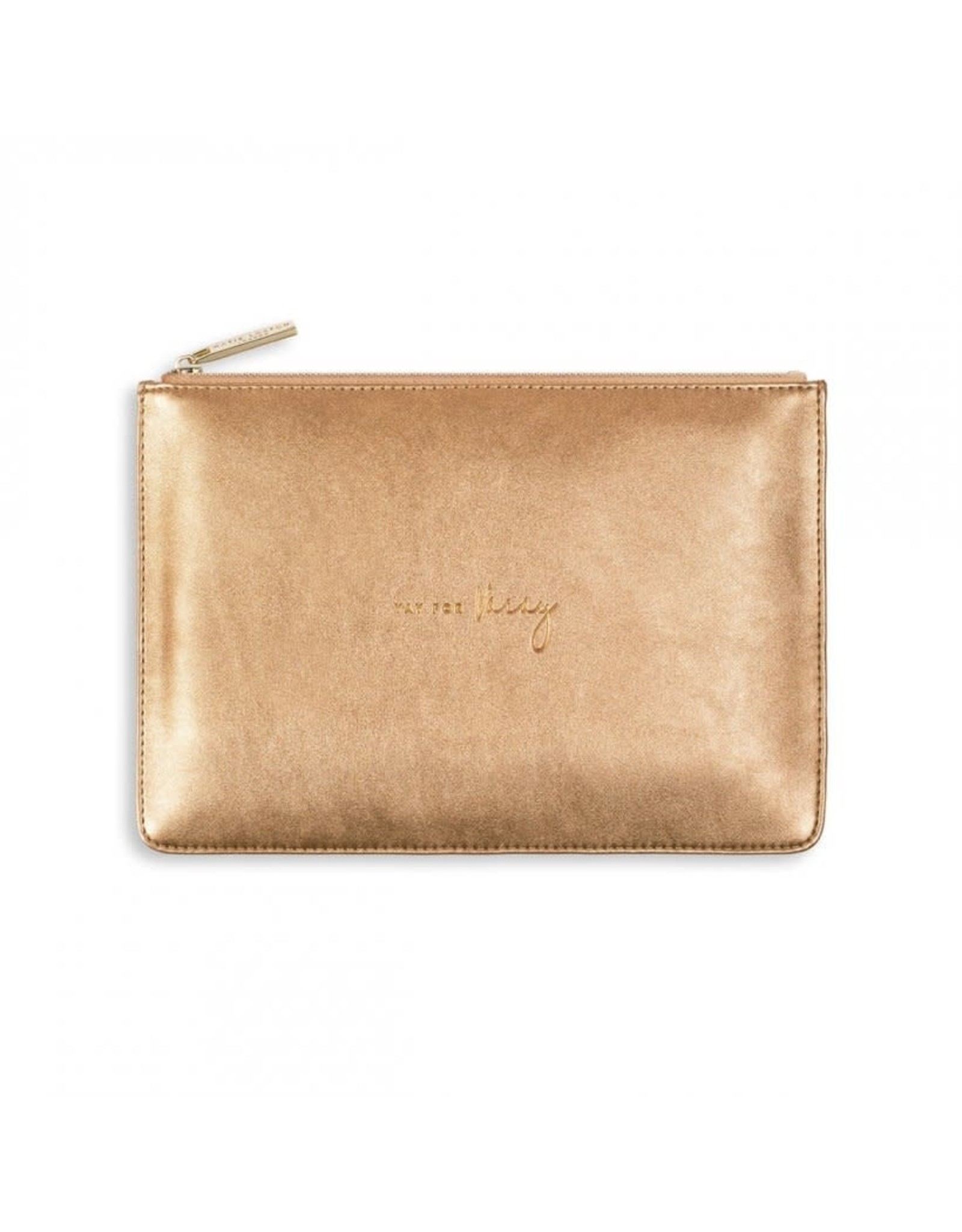 KATIE LOXTON PERF POUCH YAY FOR VACAY