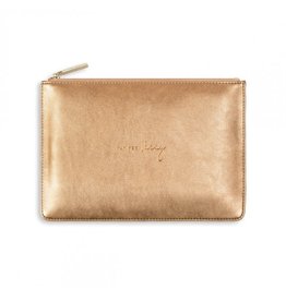 KATIE LOXTON PERF POUCH YAY FOR VACAY