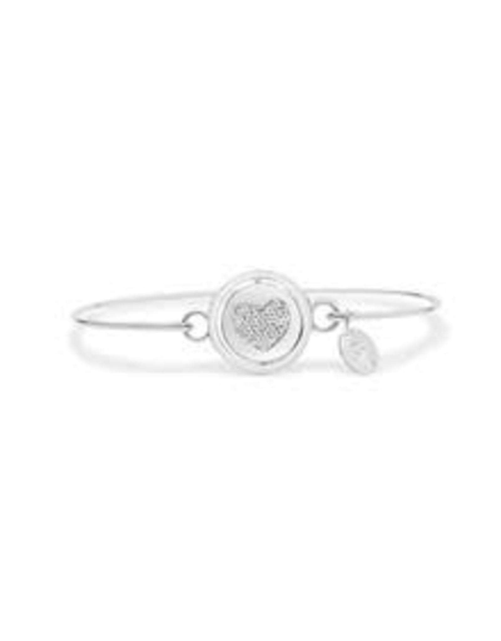 STIA COUTURE 060-SS-130   PAVE HEART SPINNING CHARM BR