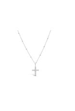 STIA COUTURE 023-SS-155P   SS CROSS NECKLACE