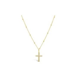 STIA COUTURE 023-G-155P   GLD CROSS NECKLACE