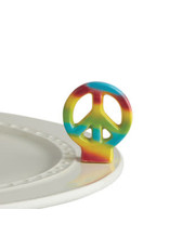 NORA FLEMING PEACE OUT PEACE SIGN