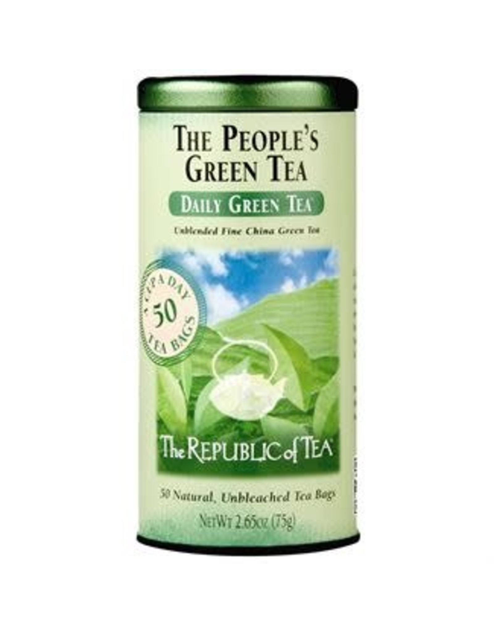 REPUBLIC OF TEA THE PEOPLE'S GREEN TEA BAGS