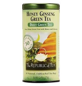 REPUBLIC OF TEA HONEY GINSENG GREEN TEABAGS