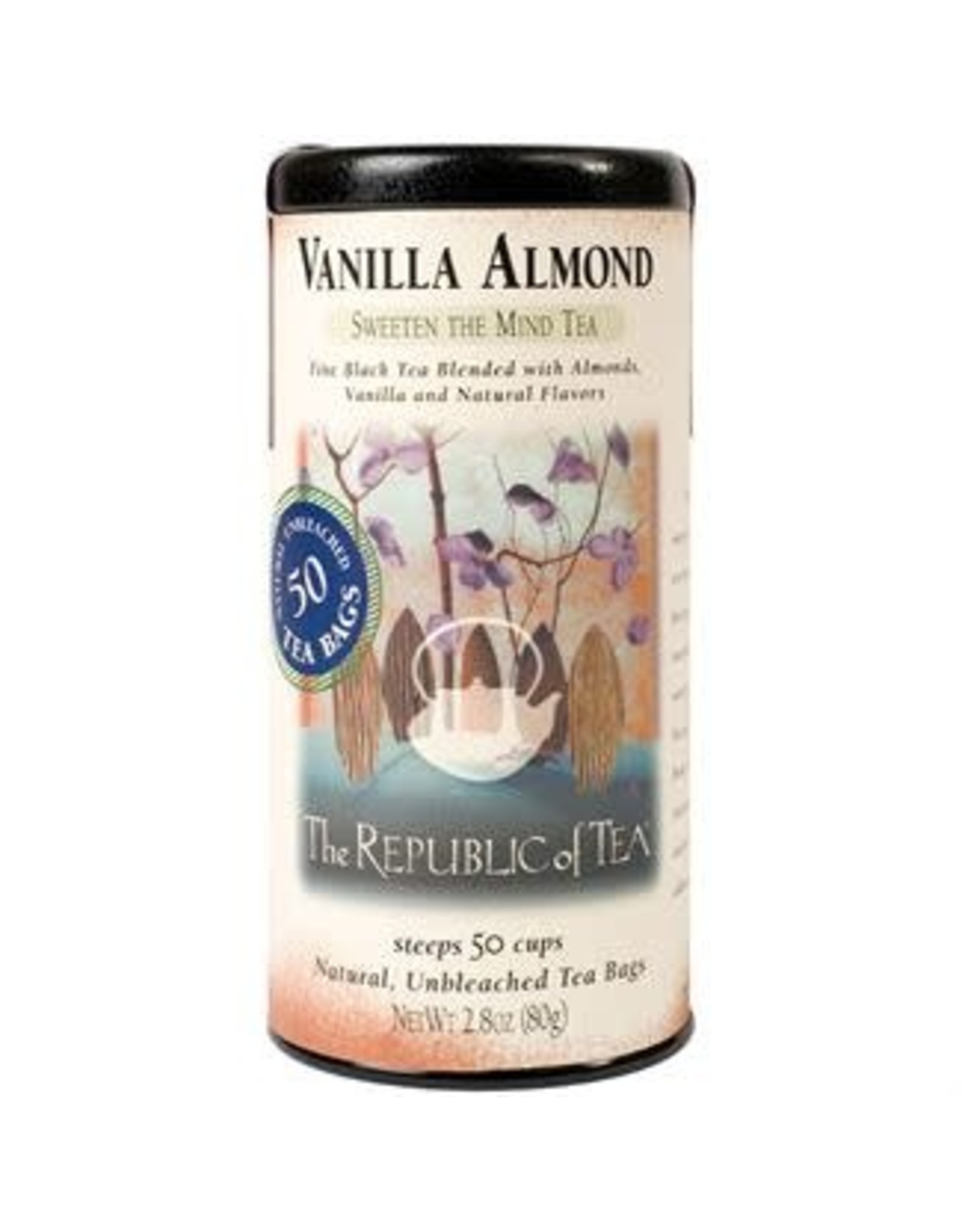 REPUBLIC OF TEA VANILLA ALMND BLACK TEA