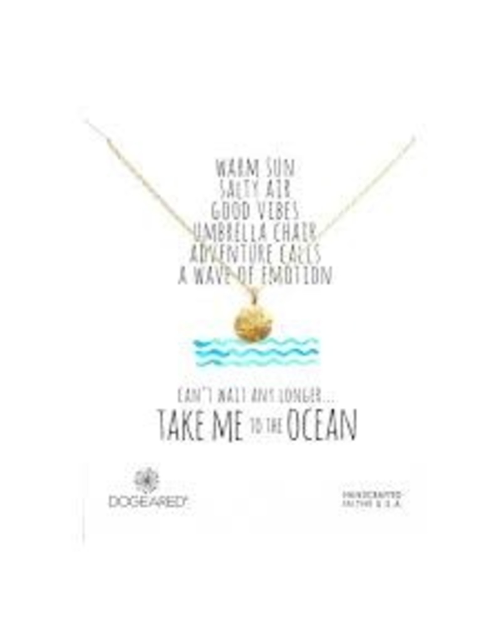 DOGEARED INC. SS 18" SAND DOLLAR NK
