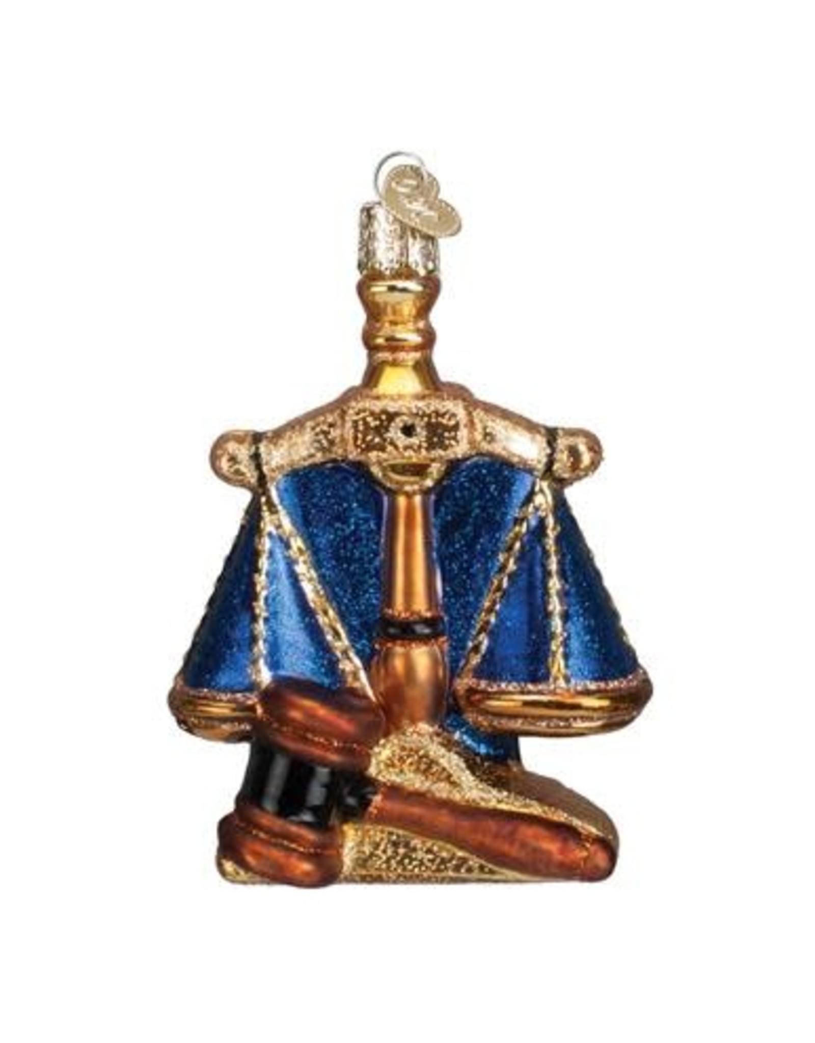 OLD WORLD CHRISTMAS 36160   SCALES OF JUSTICE