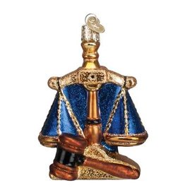 OLD WORLD CHRISTMAS 36160   SCALES OF JUSTICE