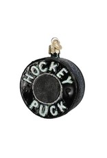 OLD WORLD CHRISTMAS 44048   HOCKEY PUCK