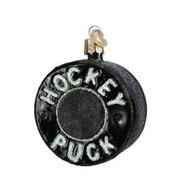 OLD WORLD CHRISTMAS 44048   HOCKEY PUCK
