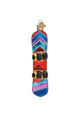 OLD WORLD CHRISTMAS SNOWBOARD