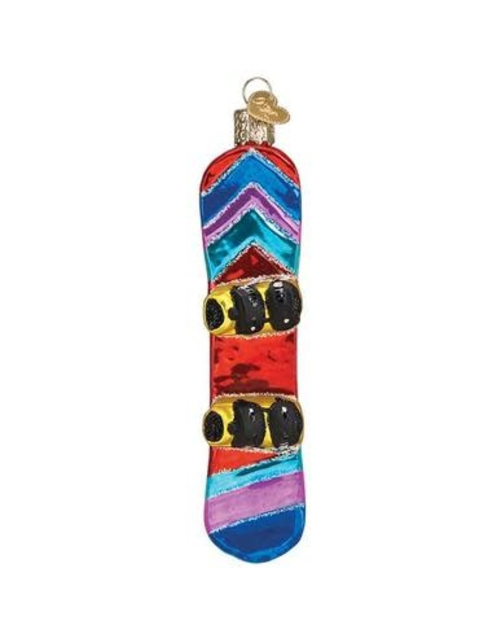 OLD WORLD CHRISTMAS SNOWBOARD