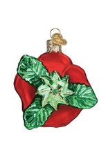 OLD WORLD CHRISTMAS RED ROSE
