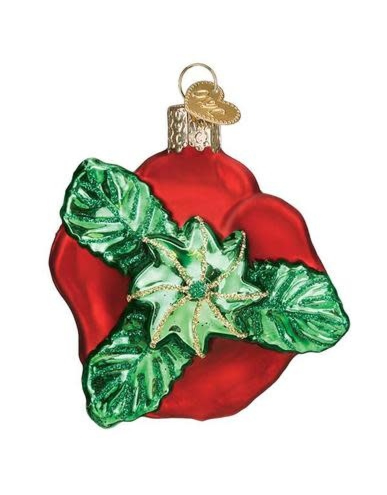 OLD WORLD CHRISTMAS RED ROSE