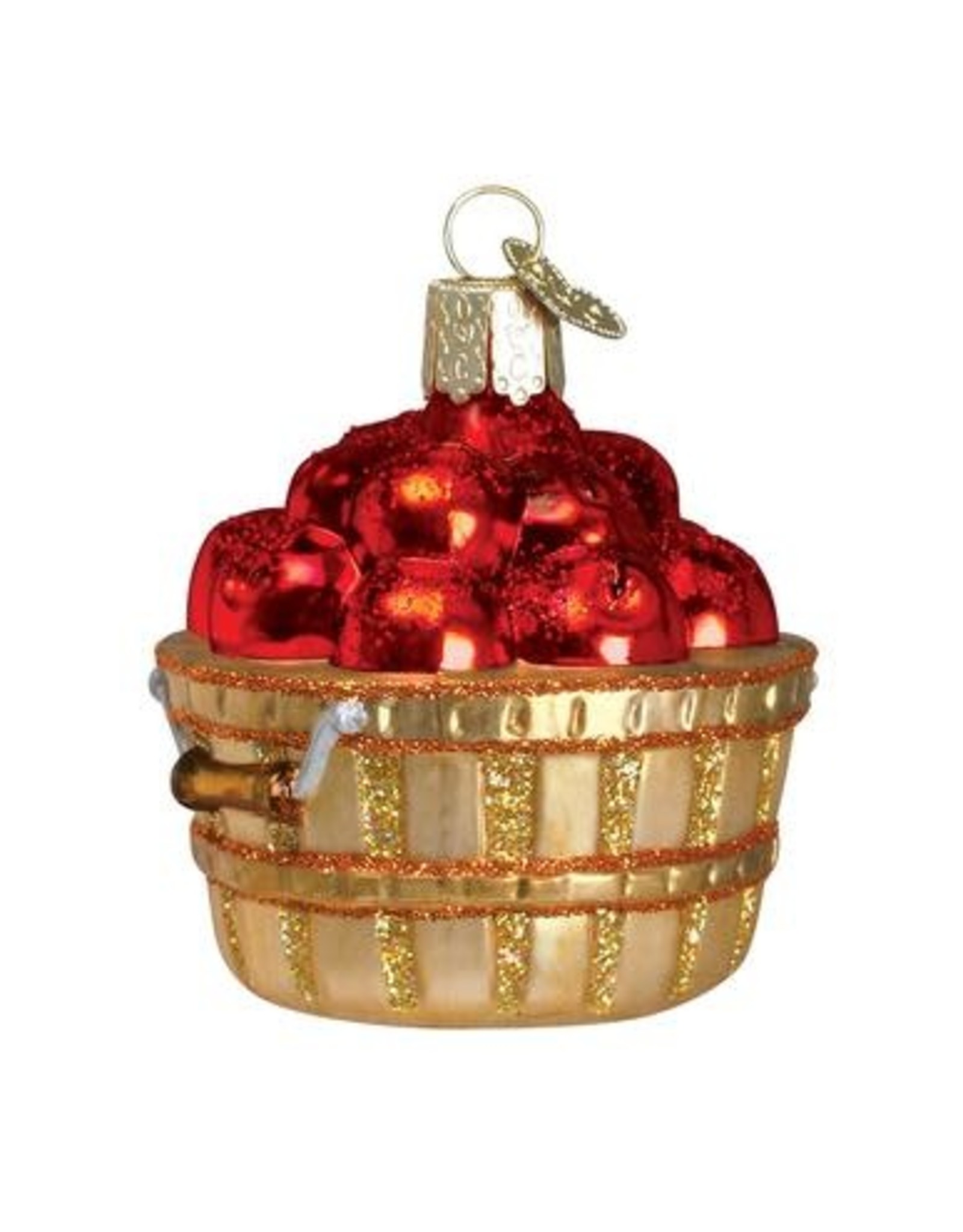 OLD WORLD CHRISTMAS APPLE BASKET