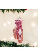 OLD WORLD CHRISTMAS BALLET TOE SHOES