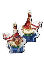 OLD WORLD CHRISTMAS ST. NICK ON HORSE