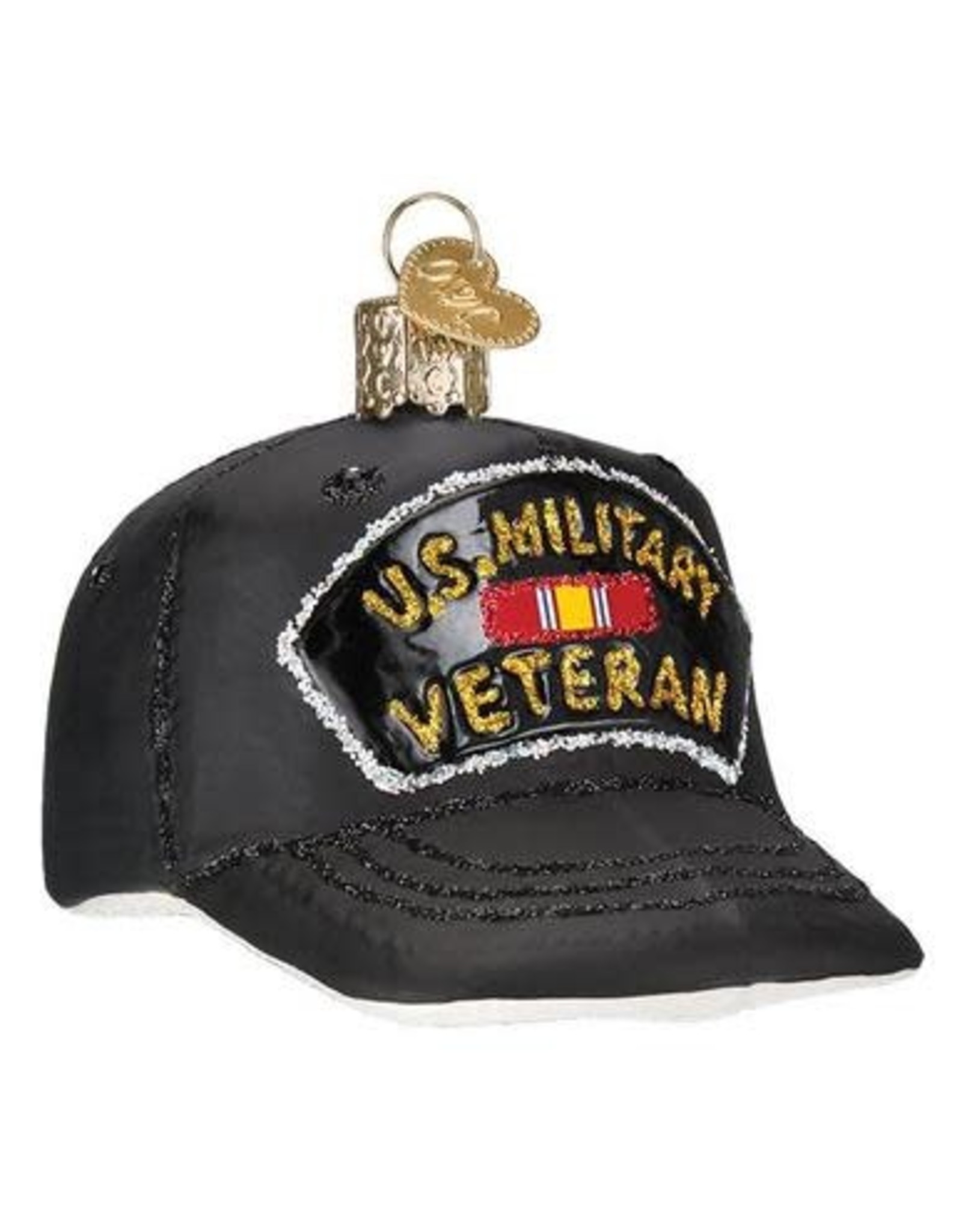 OLD WORLD CHRISTMAS 32375   VETERAN'S CAP