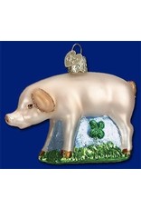 OLD WORLD CHRISTMAS LUCKY PIG