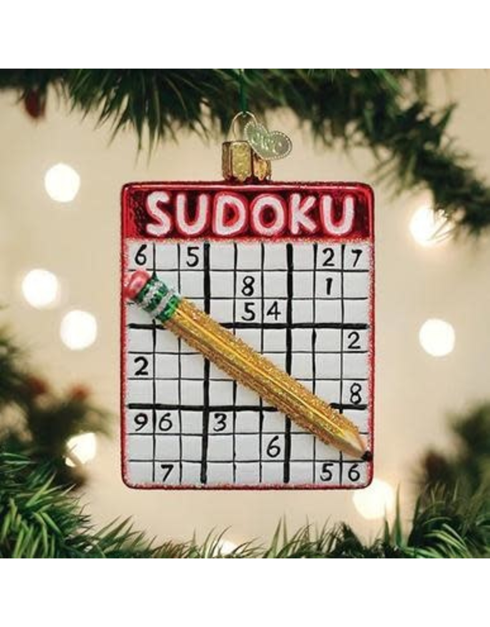 OLD WORLD CHRISTMAS 44159   SUDOKU