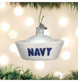 OLD WORLD CHRISTMAS NAVY CAP