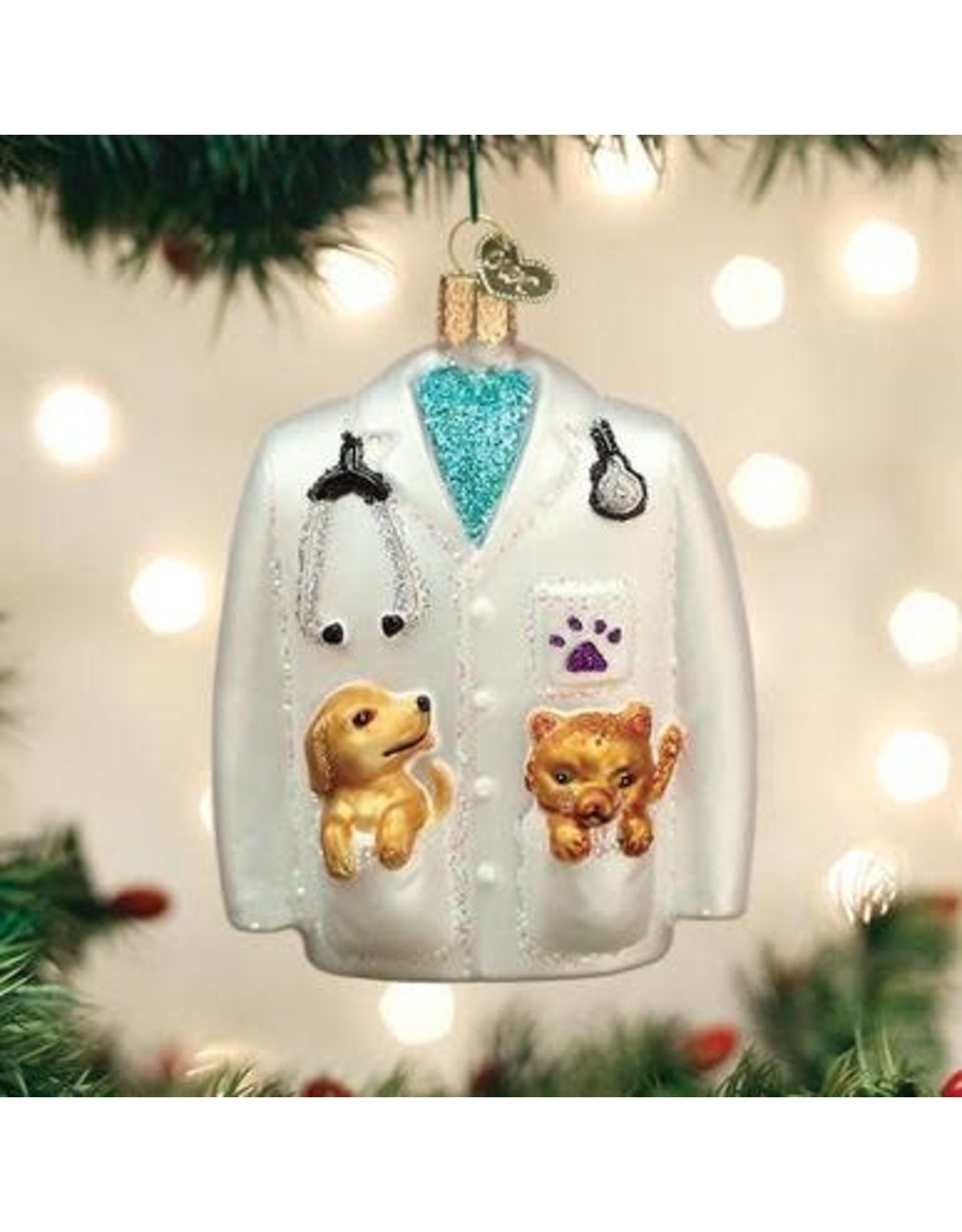 OLD WORLD CHRISTMAS VETERINARIAN'S COAT