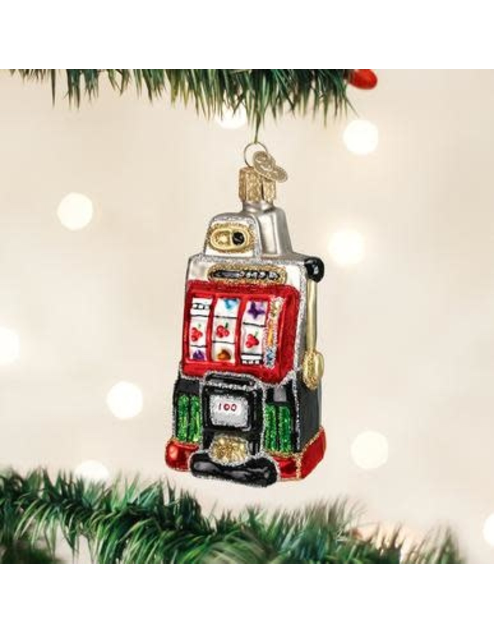 OLD WORLD CHRISTMAS SLOT MACHINE