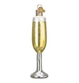 OLD WORLD CHRISTMAS 32441   CHAMPAGNE FLUTE