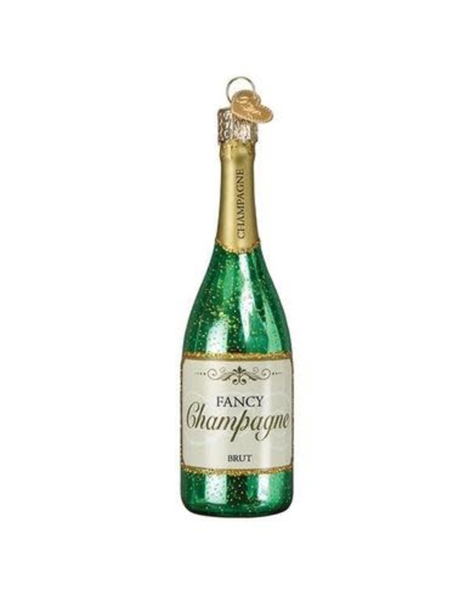 OLD WORLD CHRISTMAS 32440   CHAMPAGNE BOTTLE