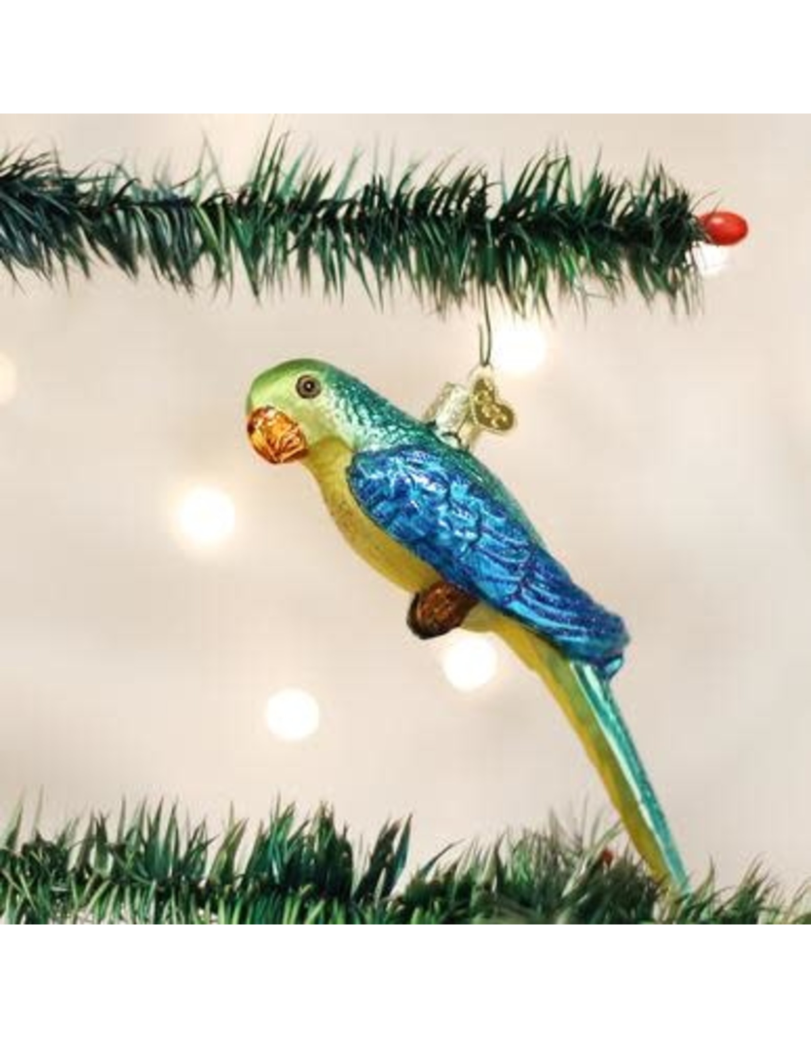 OLD WORLD CHRISTMAS 16038   PARAKEET