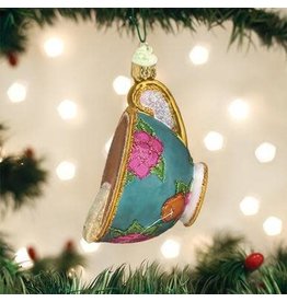 OLD WORLD CHRISTMAS 32393   CUP OF TEA