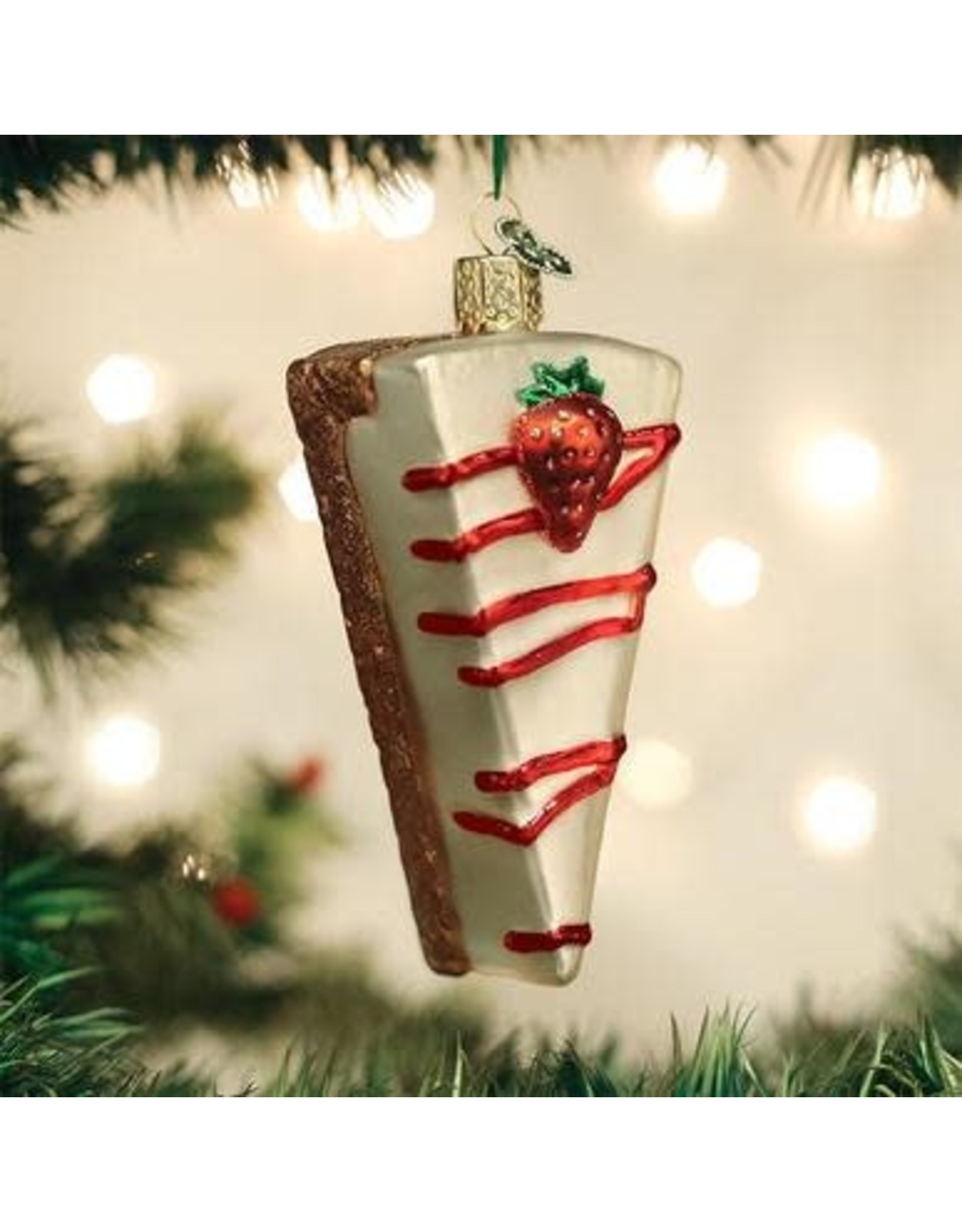 OLD WORLD CHRISTMAS 32429   CHEESECAKE