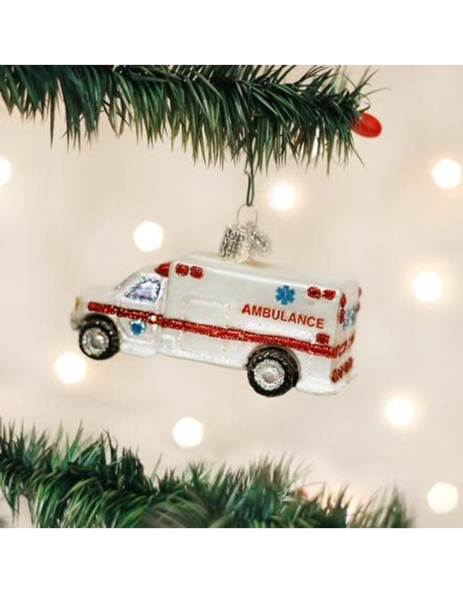 OLD WORLD CHRISTMAS 46022   AMBULANCE