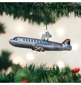 OLD WORLD CHRISTMAS 46065   PASSENGER PLANE