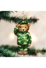 OLD WORLD CHRISTMAS ARMY BEAR