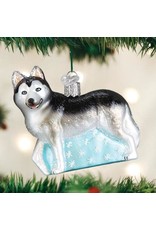 OLD WORLD CHRISTMAS SIBERIAN HUSKY