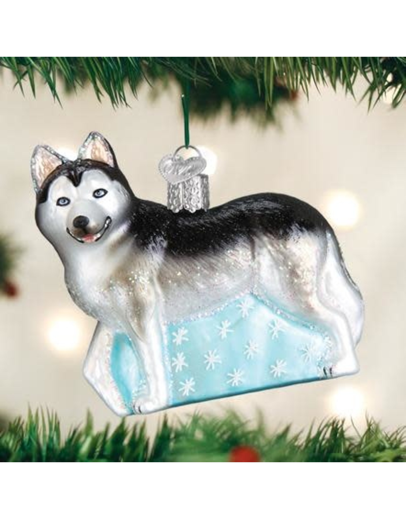 OLD WORLD CHRISTMAS SIBERIAN HUSKY