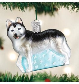 OLD WORLD CHRISTMAS SIBERIAN HUSKY