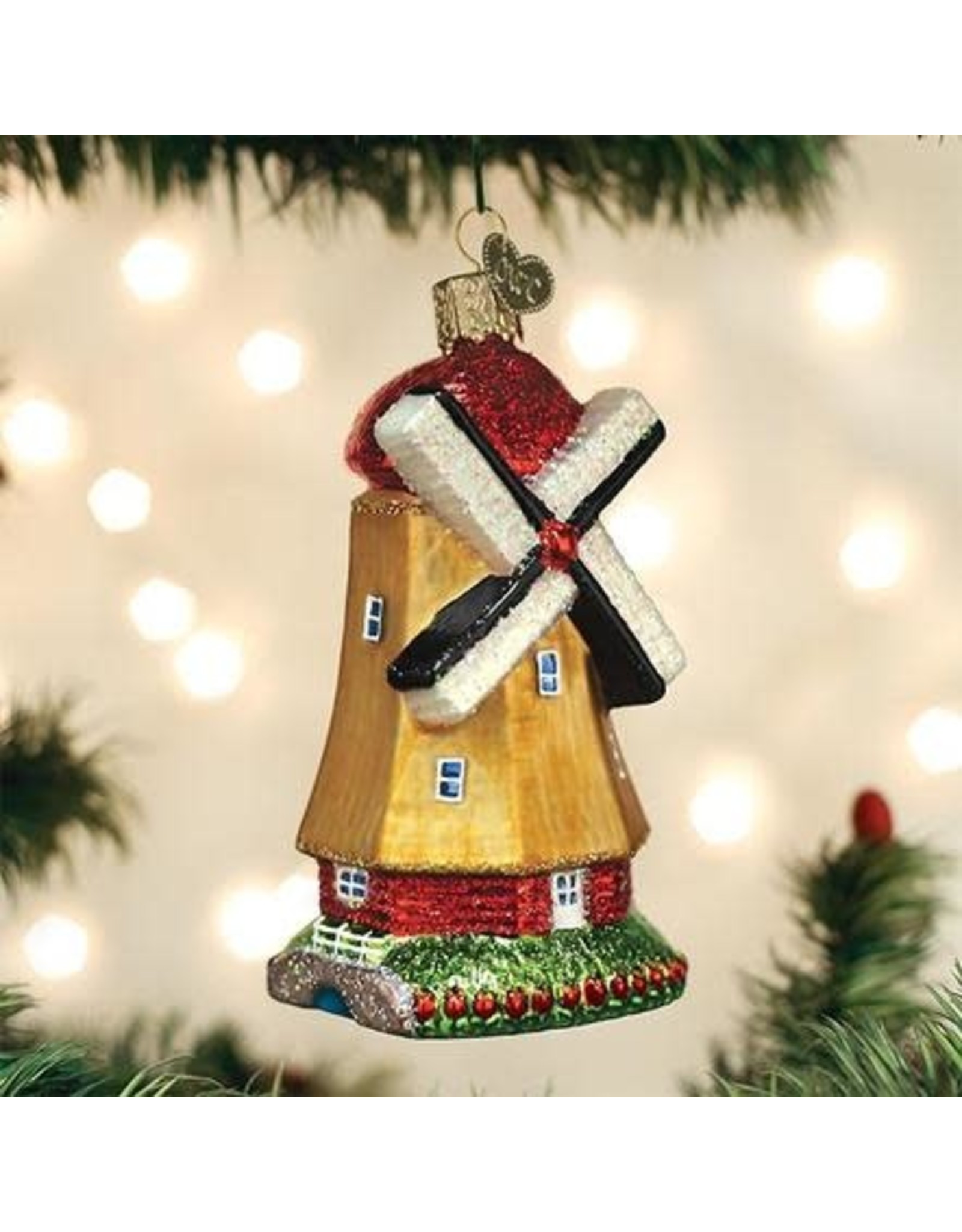 OLD WORLD CHRISTMAS WINDMILL