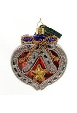 OLD WORLD CHRISTMAS WESTERN HORSESHOE HEART