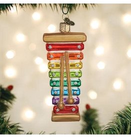 OLD WORLD CHRISTMAS TOY XYLOPHONE